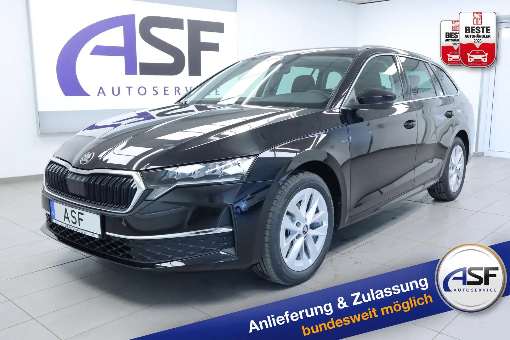 Skoda Octavia Combi Selection #AHK schw. #Navi #ACC #el. Heck... Schwarz - 1