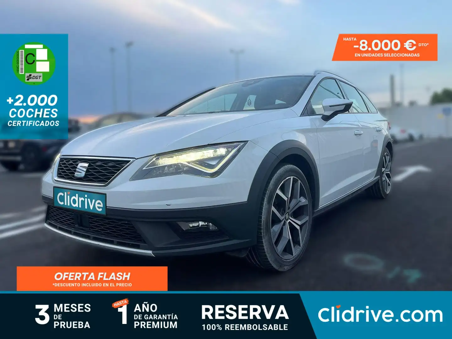 SEAT Leon ST 2.0 TDI 110kW 4Drive DSG-6 St&Sp X-p Blanco - 1