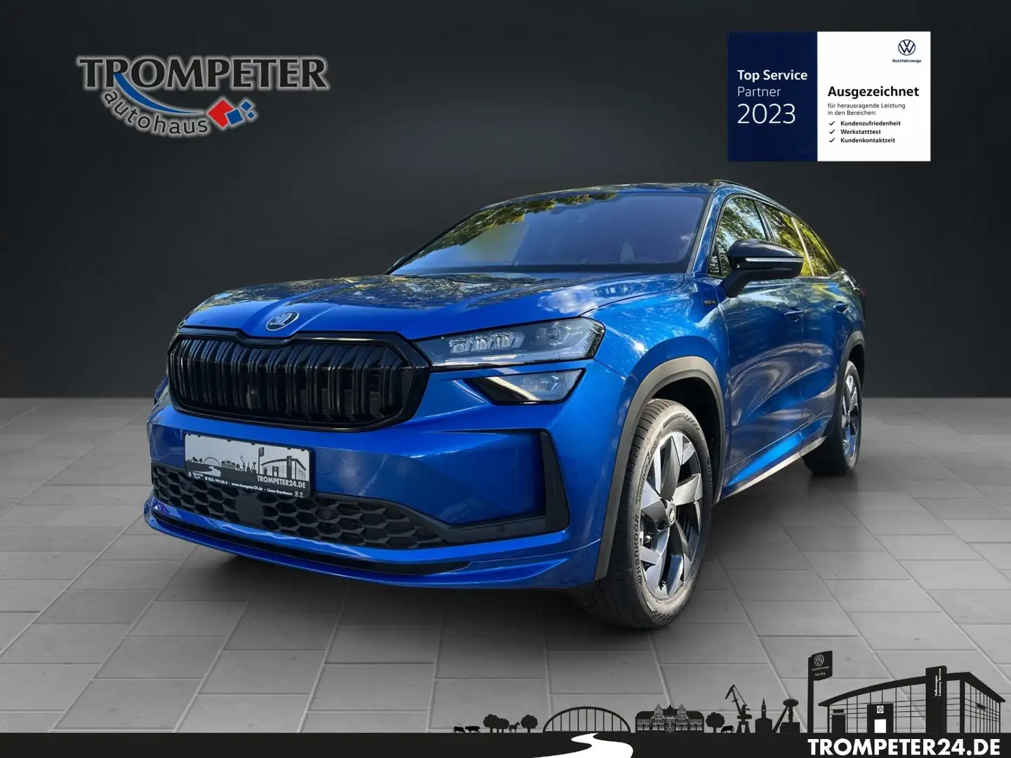 Skoda Kodiaq 1.5 TSI mHEV 110kW Sportline Blau - 1