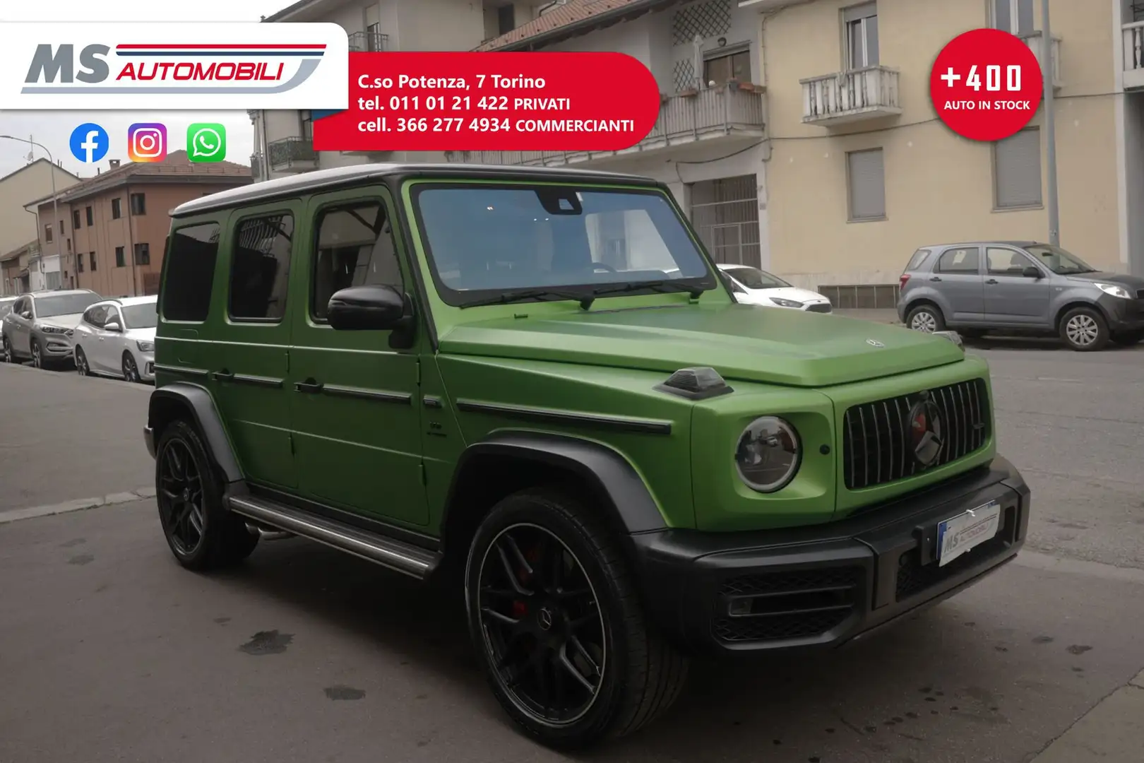Mercedes-Benz G Mercedes-Benz Classe G G 63 AMG S.W. Unicoproprietario Grün - 1