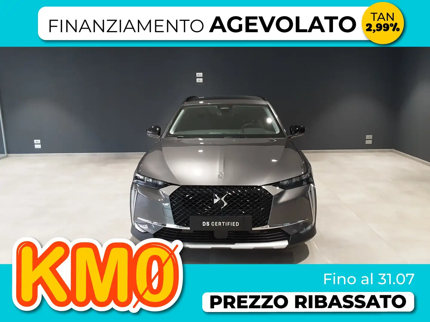 DS Automobiles DS 4 1.2 puretech cross trocadero 130cv auto Grigio - 2