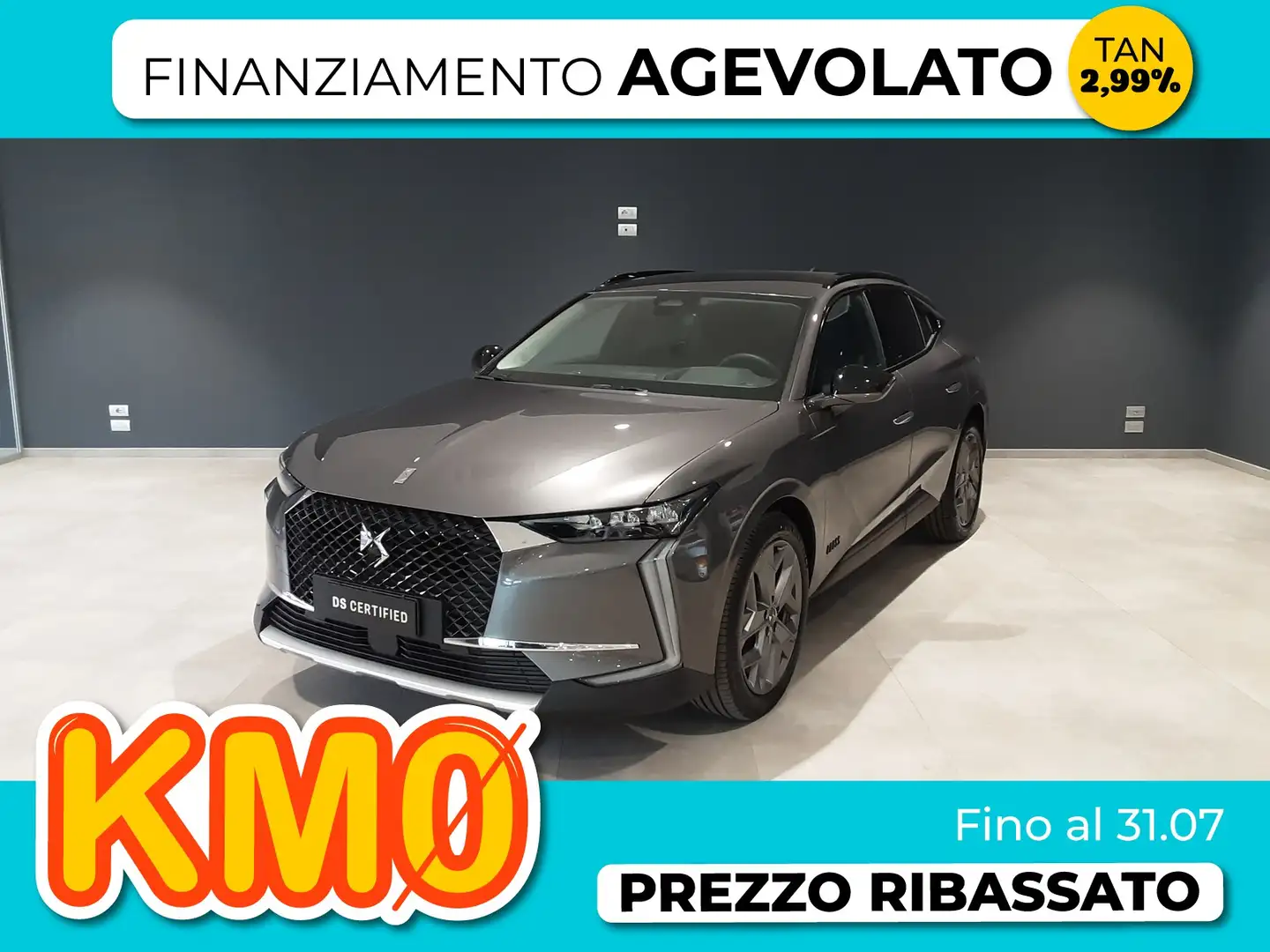DS Automobiles DS 4 1.2 puretech cross trocadero 130cv auto Grigio - 1