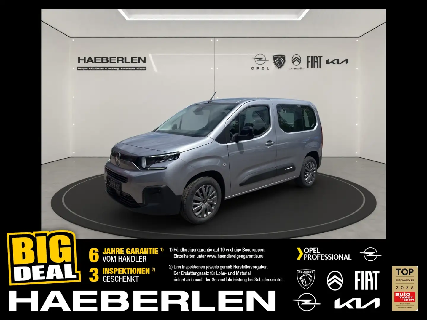 Citroen Berlingo 1.2 110 Plus *sofort*Kamera SpurH Sitzh Zilver - 1