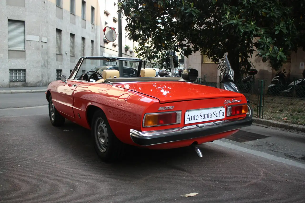 Alfa Romeo spider 2.000 coda tronca- conservata-targhe con provincia, foto 6