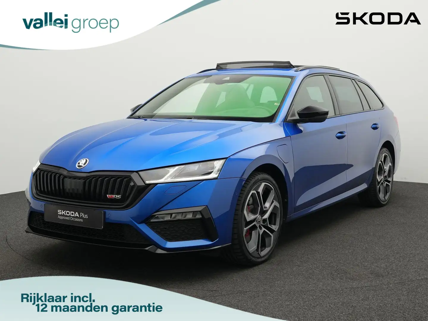 Skoda Octavia Combi 1.4 TSI RS iV 245 pk DSG PHEV Business | Pan Blauw - 1