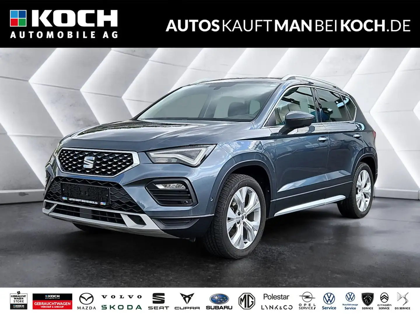 SEAT Ateca 2.0 TDI DSG 4Drive LEDER Parklenk Kamera LED Grau - 1