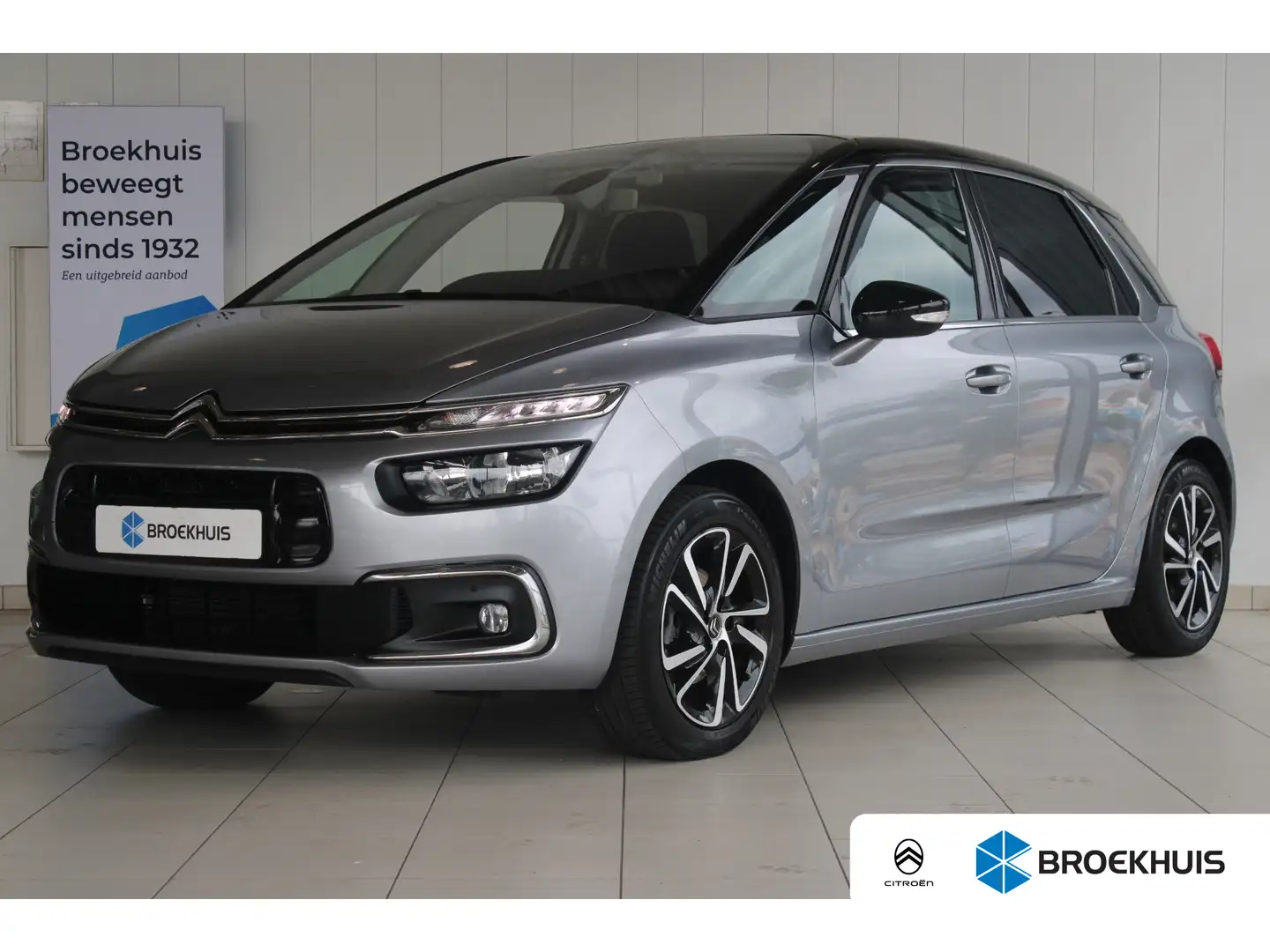 Citroen C4 SpaceTourer 1.2 Turbo 130-PK EAT8 Shine Automaat PARKEERCAMERA Grijs - 1