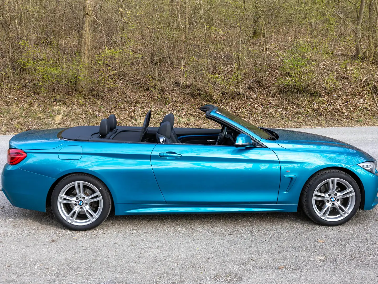 BMW 420 420d Cabrio M Sport Aut. M Sport Blau - 1