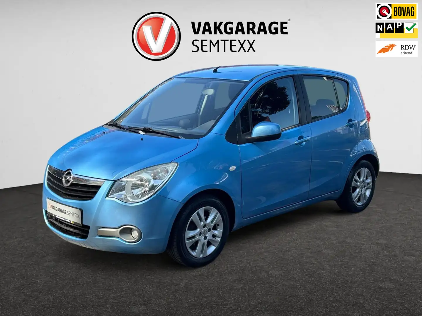 Opel Agila 1.0 Edition | Airco | Lichtm. Velgen 15" | Radio/C Blauw - 1