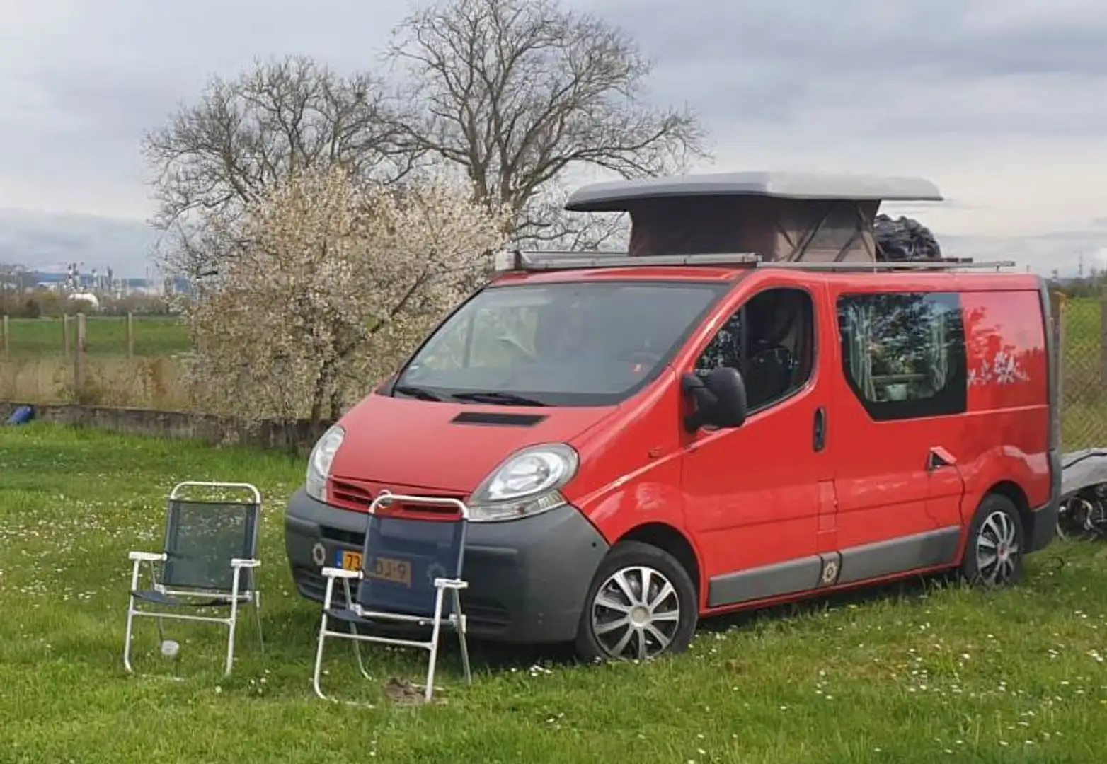 Caravans-Wohnm buscamper Kırmızı - 1