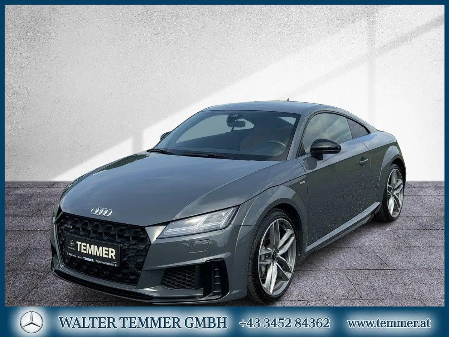 Audi TT Coupe 45 TFSI quattro S-line Matrix RKam Grau - 1