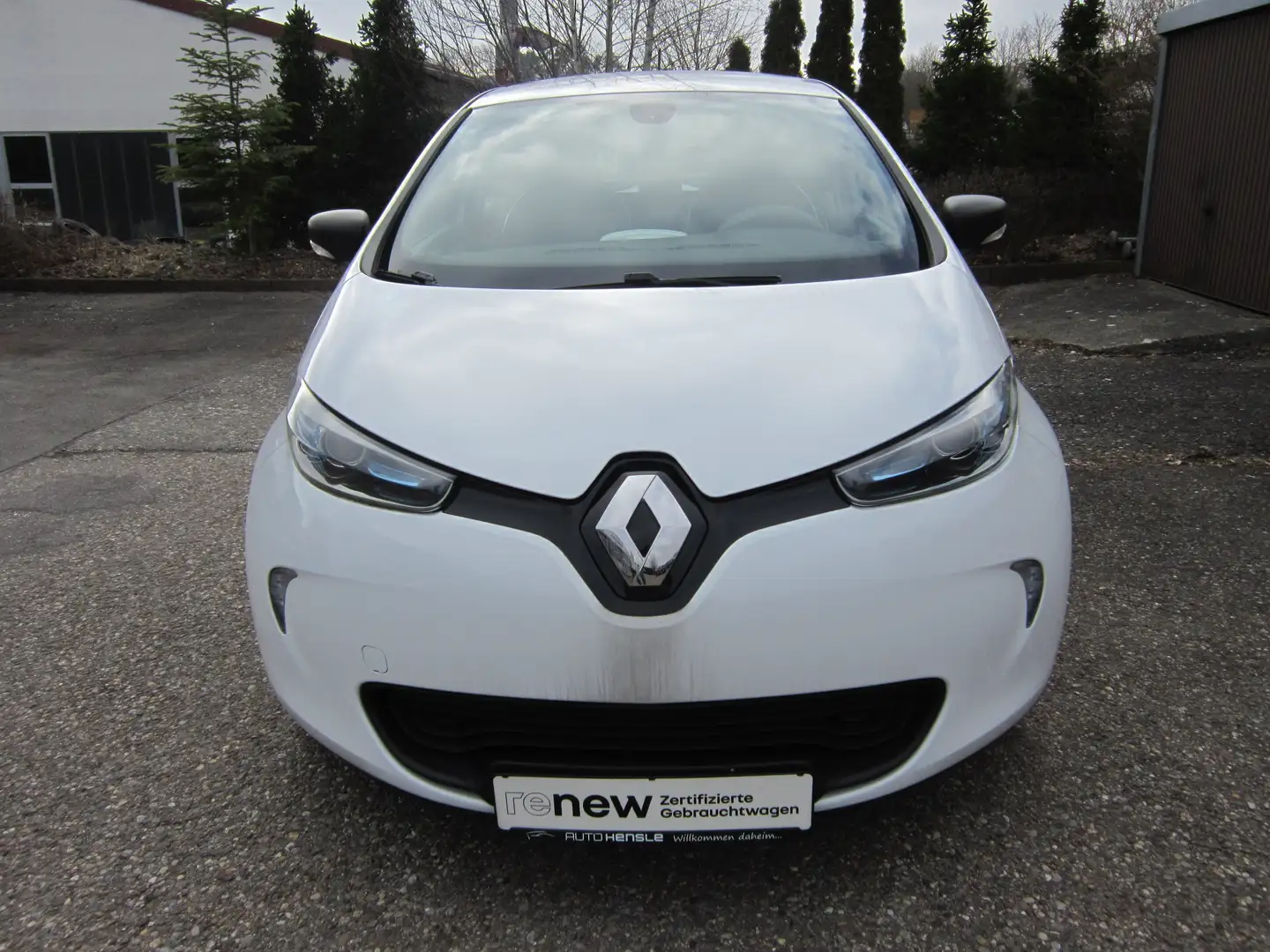 Renault ZOE (ohne Batterie) 22 kwh Life, Einparkhilfe, Navi, Blanc - 2