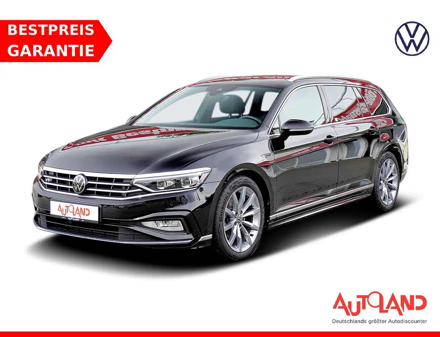 Volkswagen Passat Variant 1.5 TSI R-Line DSG LED Navi Leder Noir - 1