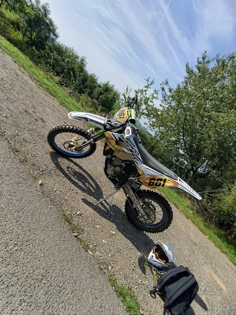 Sherco 300 SEF akrapovic komplett Anlage Bílá - 1