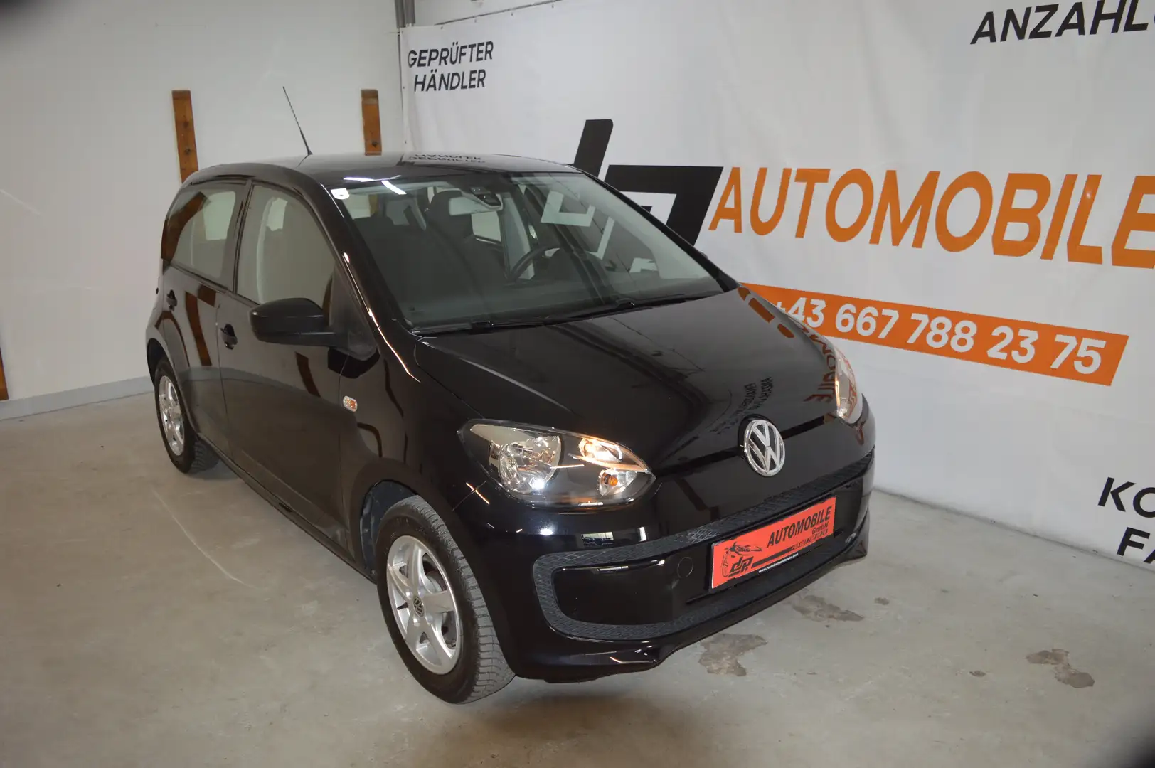 Volkswagen up! **2,.Besitz**wenig KM** Schwarz - 1