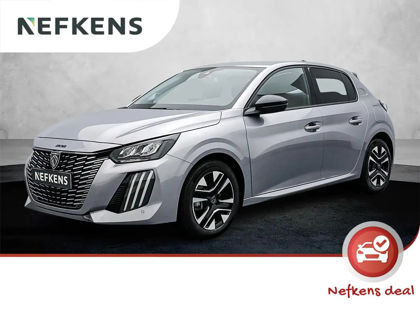 Peugeot 208 Allure 100 pk | Navigatie via Apple Carplay/Androi Gris - 1
