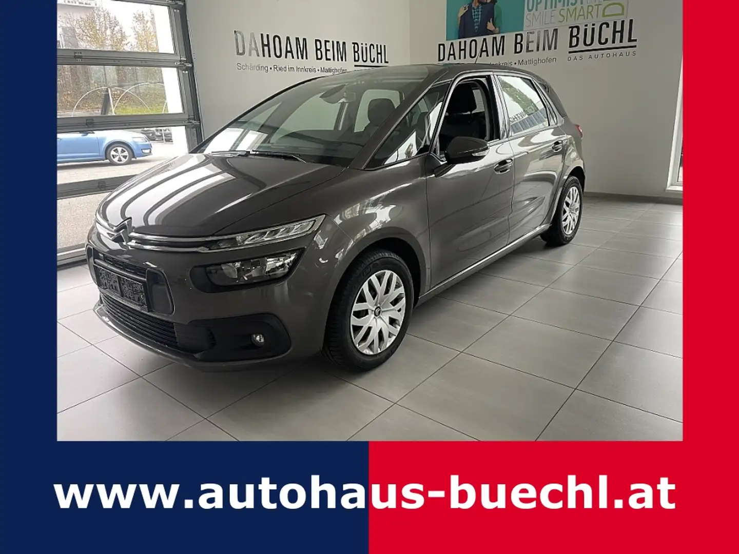 Citroen C4 Picasso PureTech 110 S&S Feel Grijs - 1