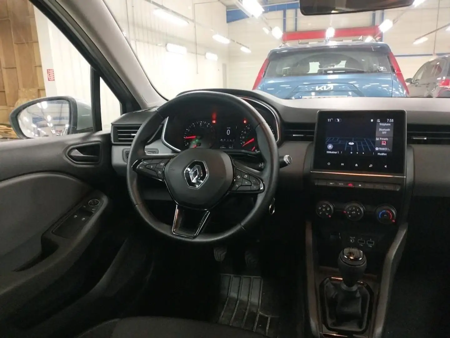 Renault Clio V SOCIETE 1.0 TCE 90 Air Nav Gris - 2