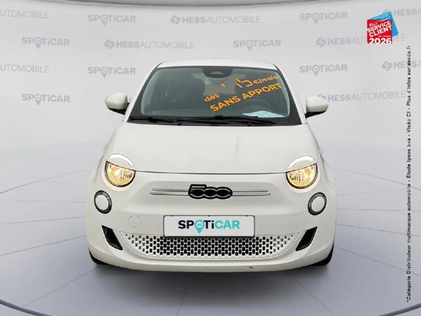 Fiat 500e e 95ch Action Blanc - 2