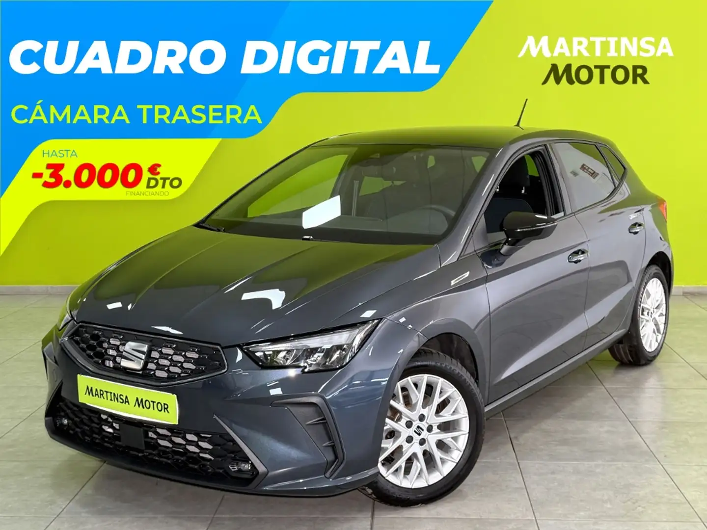 SEAT Ibiza 1.0 TSI S&S Style 85kW Gris - 1