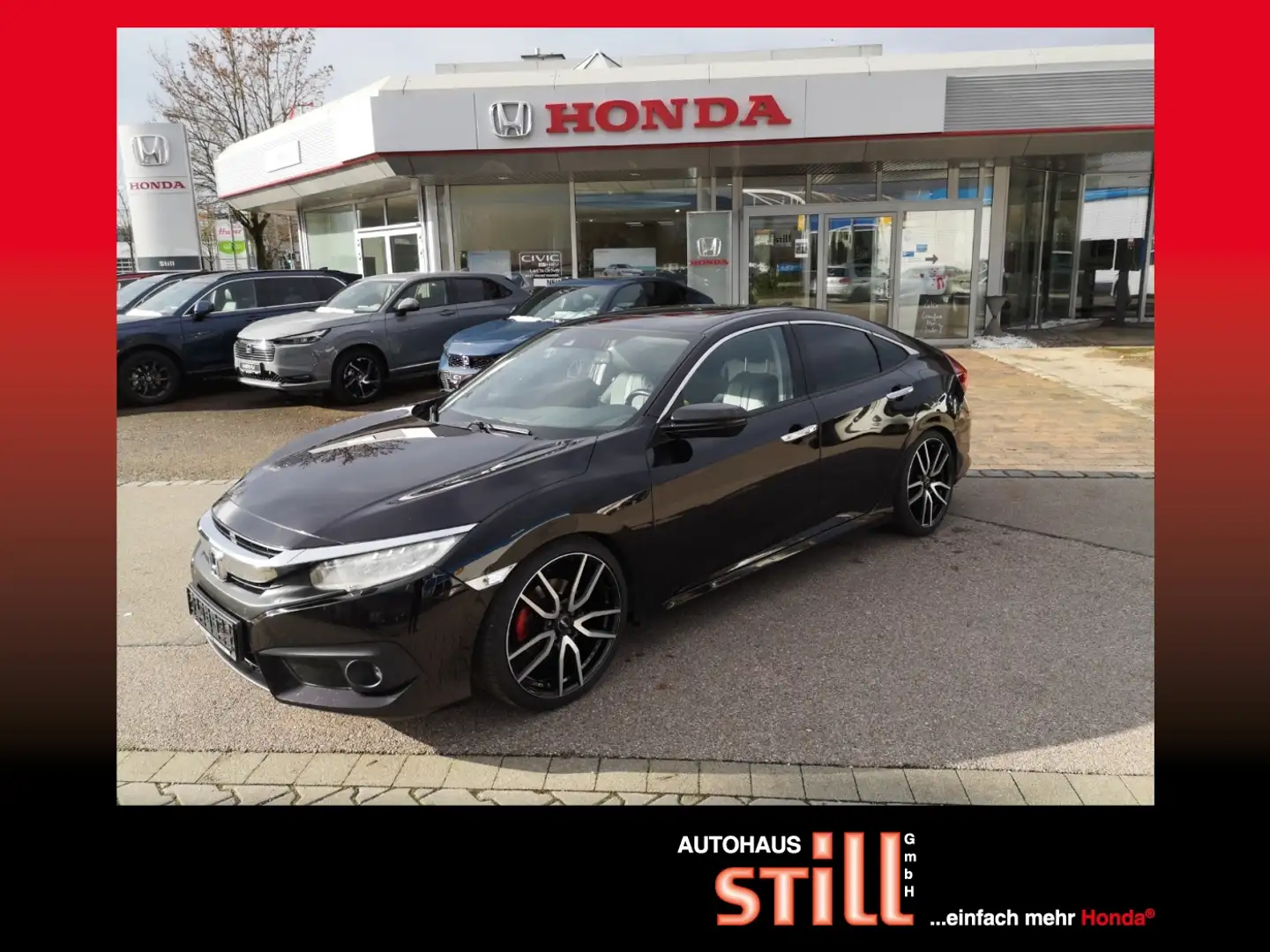 Honda Civic 1.5 VTEC Executive Limousine Navi* Leder* Negru - 1