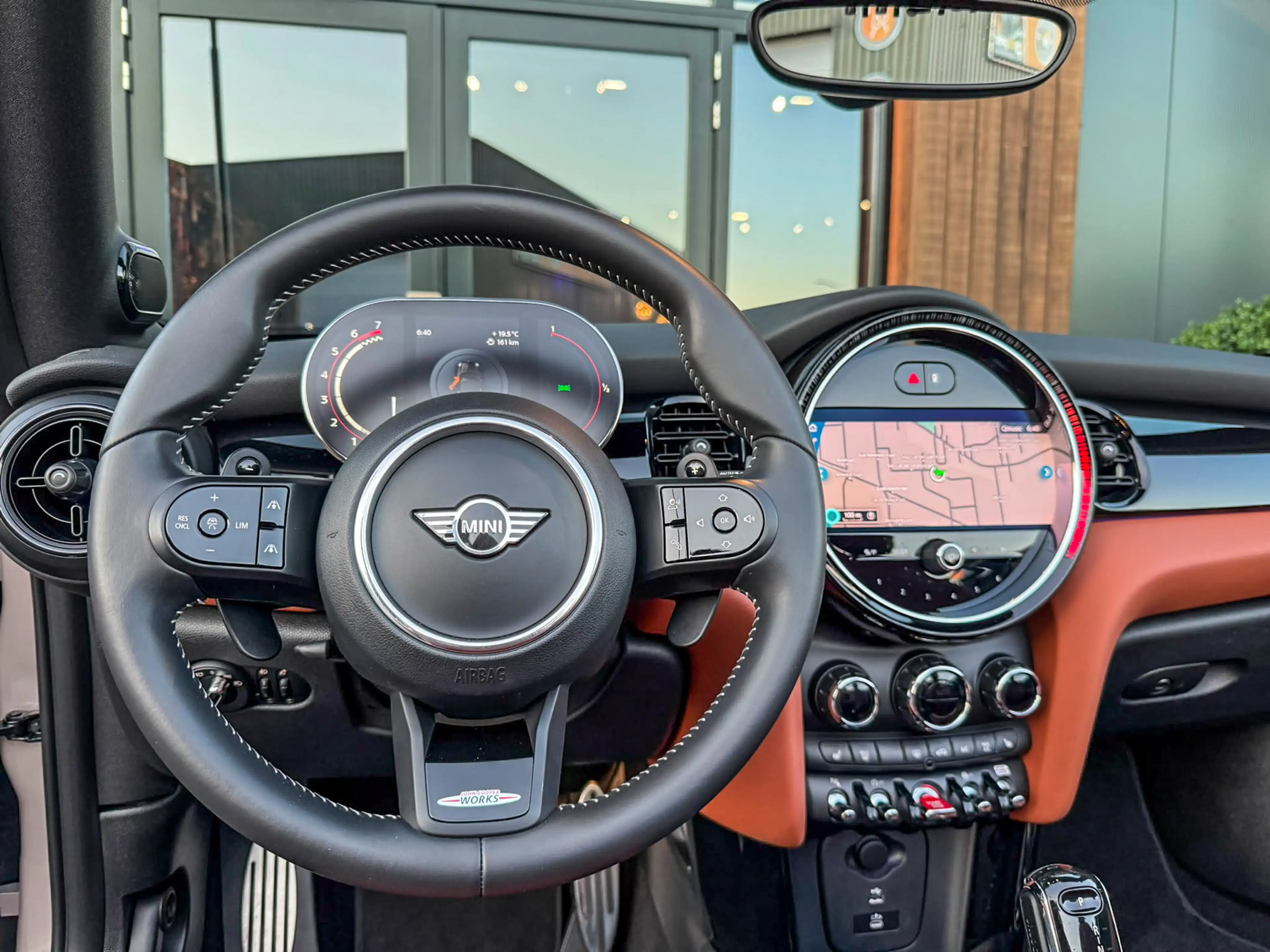 MINI John Cooper Works Cabrio 2.0 JCW Pack F1 aut Rooftopgrey/Bruin leer/Camera/ — photo 18