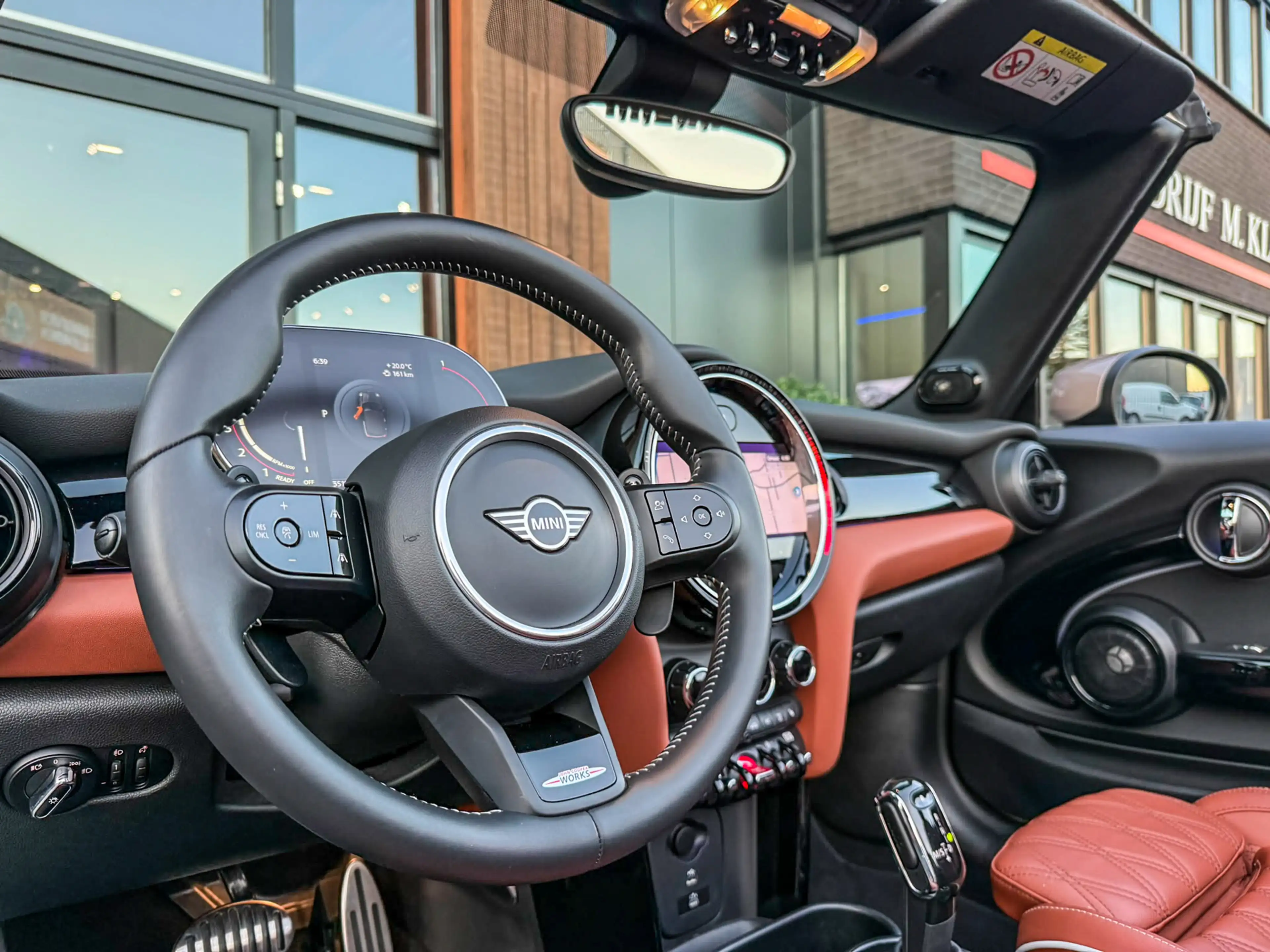 MINI John Cooper Works Cabrio 2.0 JCW Pack F1 aut Rooftopgrey/Bruin leer/Camera/ — photo 20