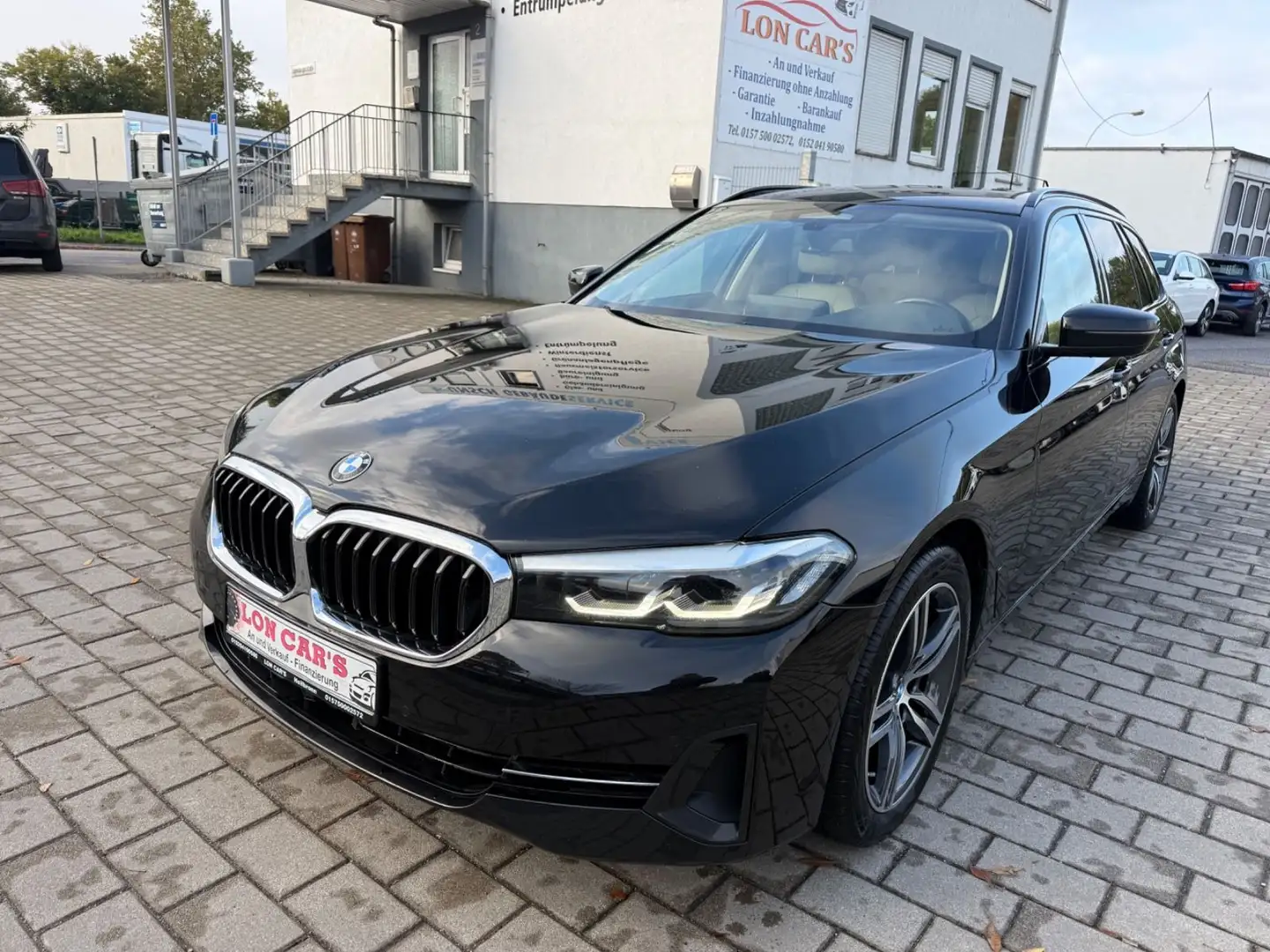 BMW 520 d/Ambient/LED/Leder/Kamera/Virtual/TOP Schwarz - 1