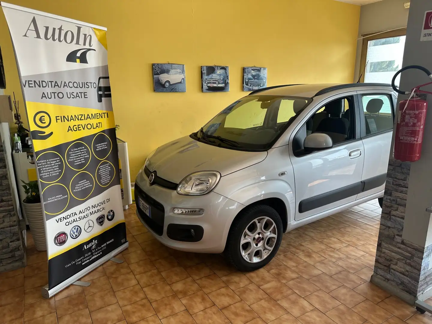 Fiat Panda 0.9 TwinAir Turbo Natural Power Trekking Argento - 1