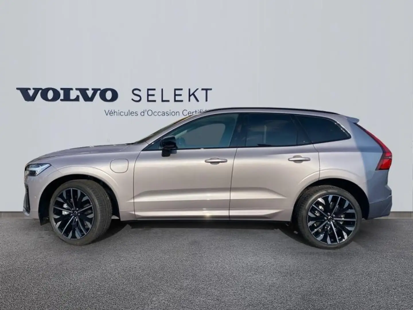 Volvo XC60 T6 Hybride Rechargeable 350ch Ultra Style Dark Gea Argent - 2
