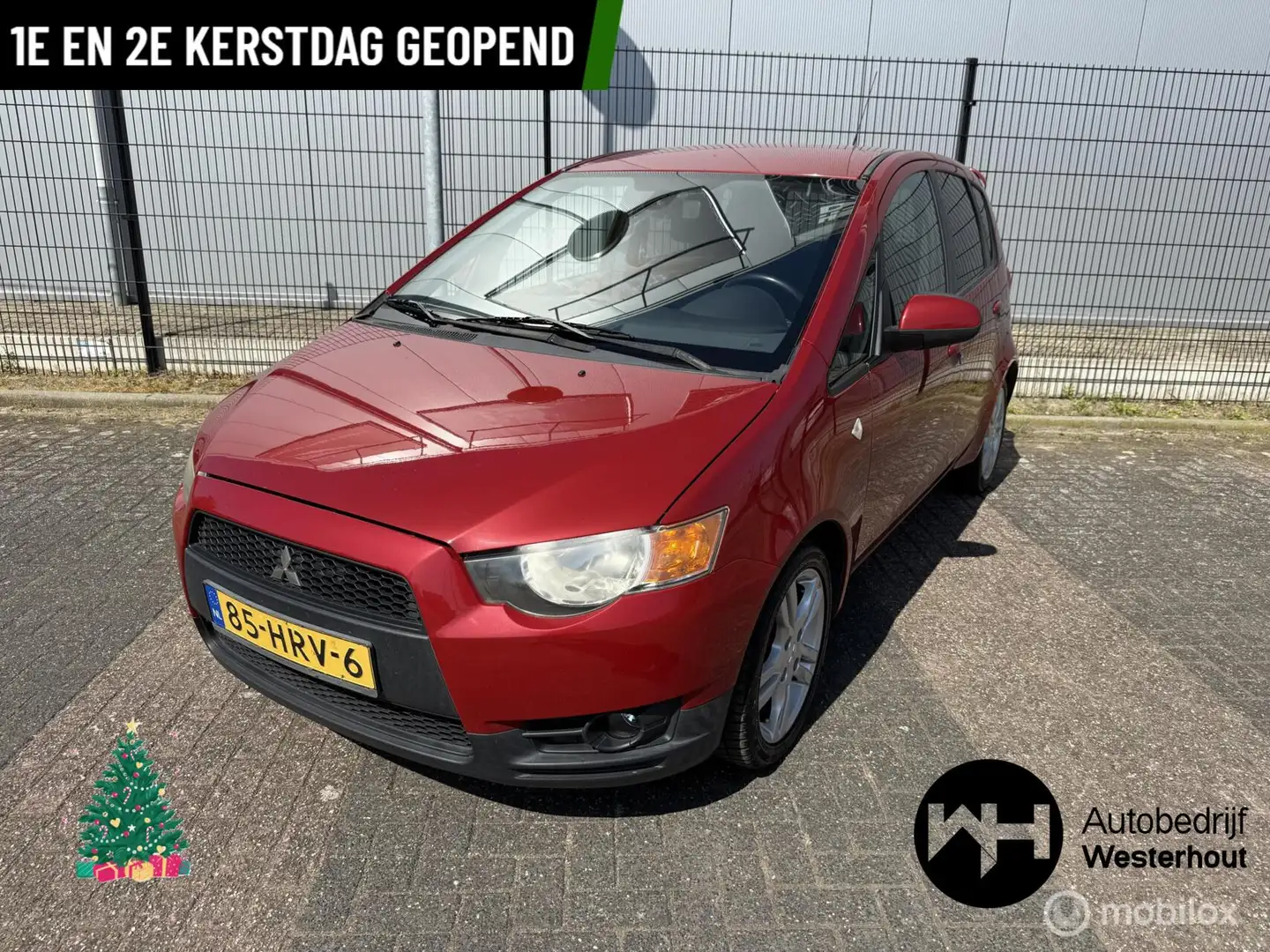 Mitsubishi Colt 1.3 Intro Edition Airco Cruise Control Parkeersens Rood - 2