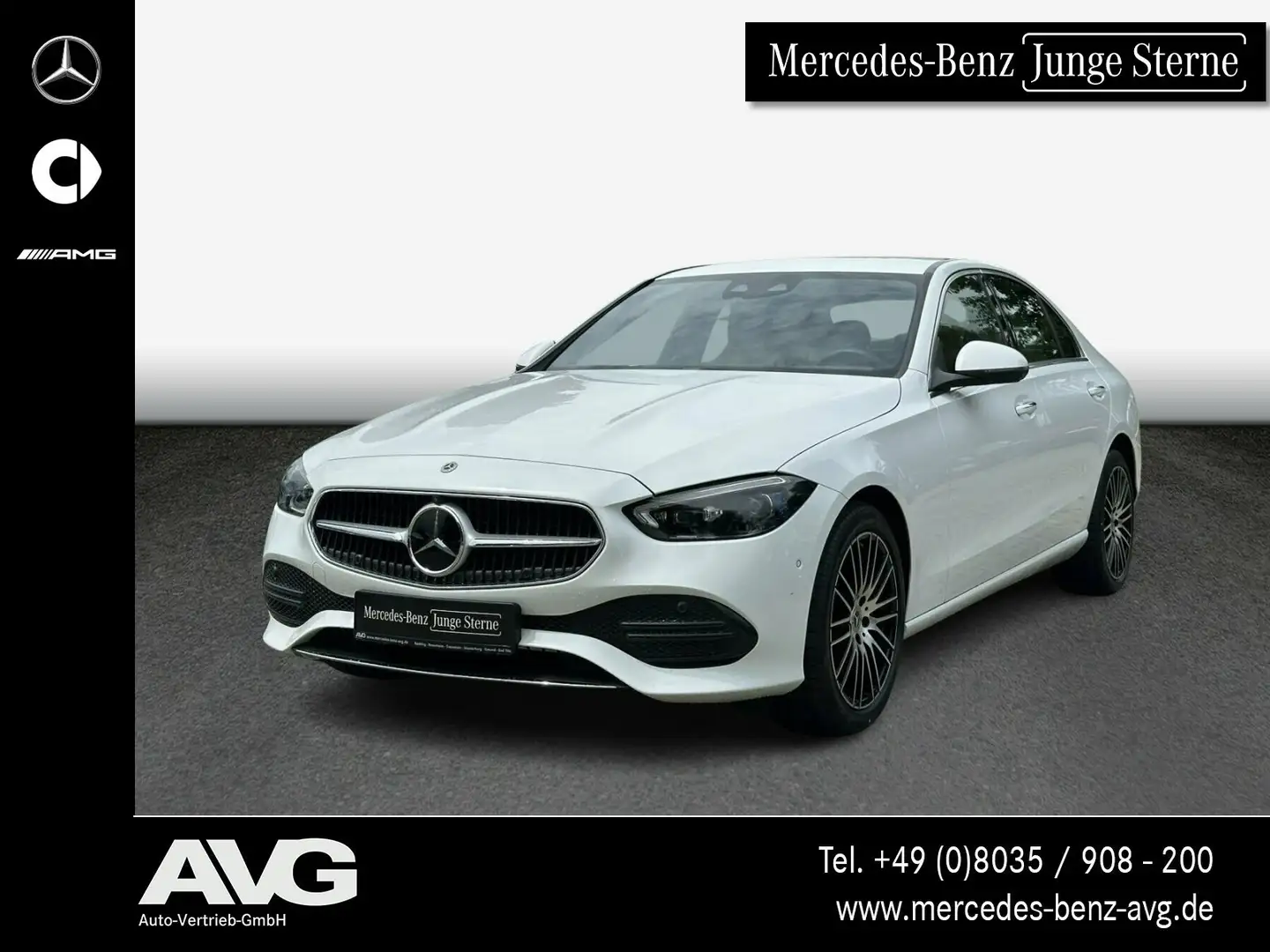 Mercedes-Benz C 300 C 300 4M AVANTGARDE MBUX DISTRONIC 360° HUD 9G Weiß - 1