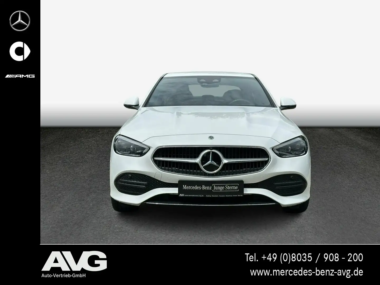 Mercedes-Benz C 300 C 300 4M AVANTGARDE MBUX DISTRONIC 360° HUD 9G Weiß - 2
