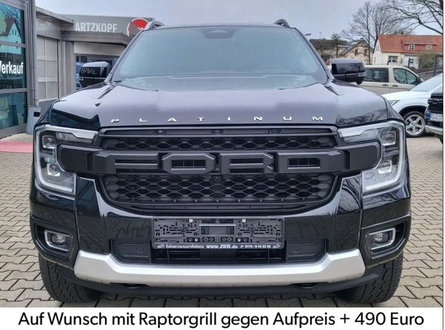 Ford Ranger Platinum 3,0d T-84 e-Rollo Standhzg LAGER AKTION Noir - 1