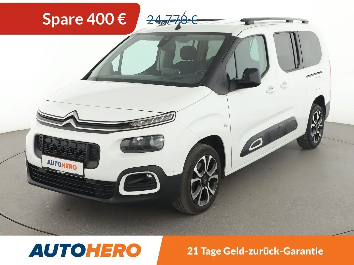 Citroen Berlingo 1.2 PureTech Shine XL Aut.*NAVI*CAM*SHZ*TEMPO* Weiß - 1