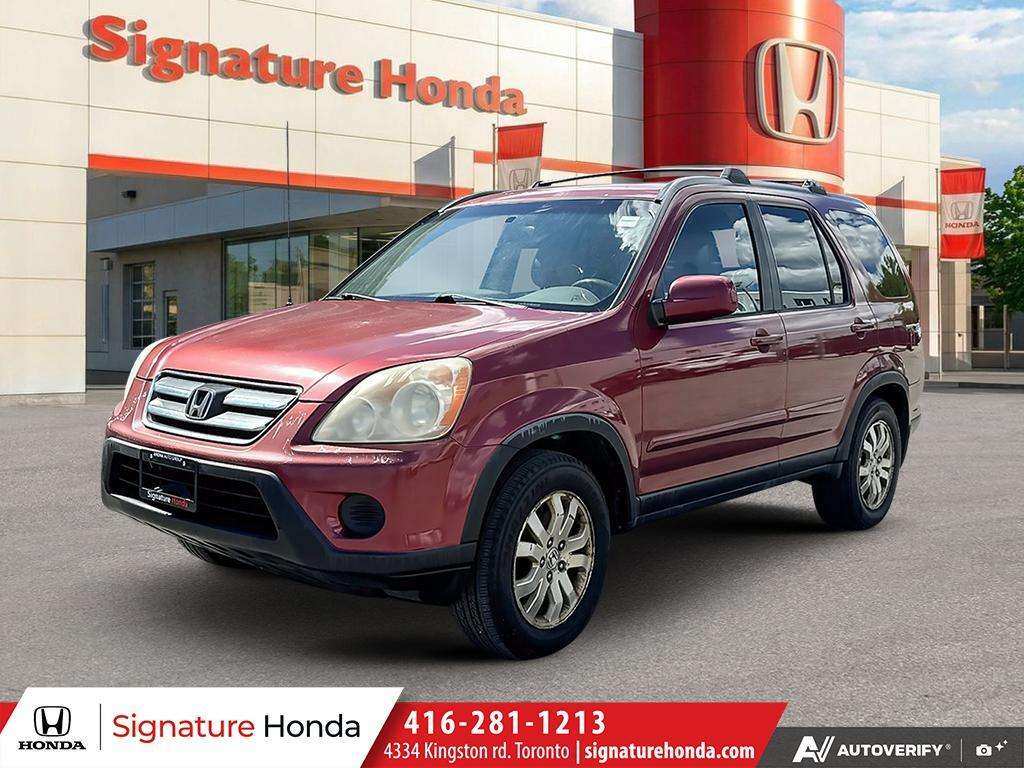 Red 2005 Honda CR-V SUV / Crossover 5-Speed Automatic