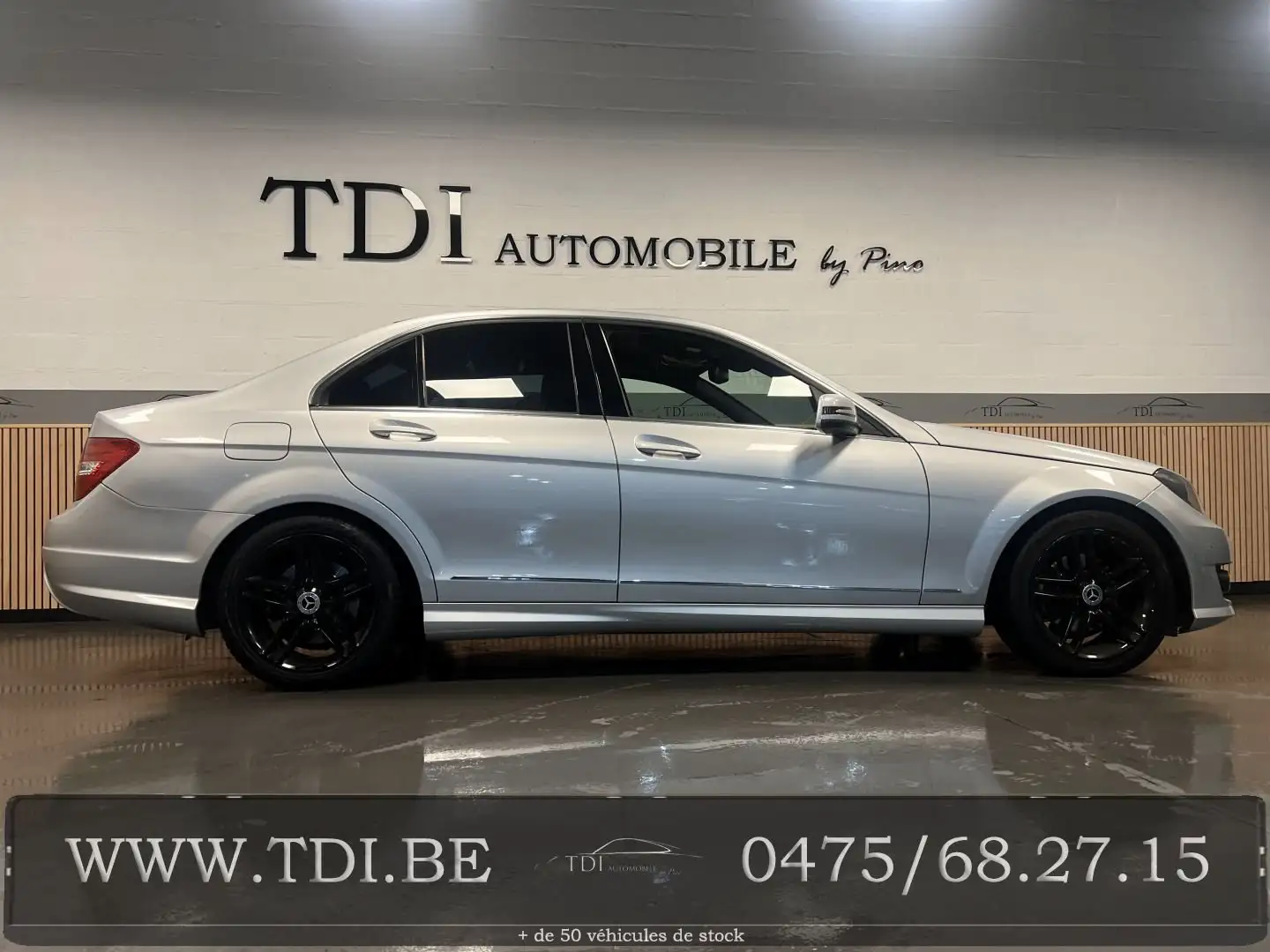 Mercedes-Benz C 200 CDI BE Elegance*Boite Auto*Euro 5*CT+Carpass* Gris - 2