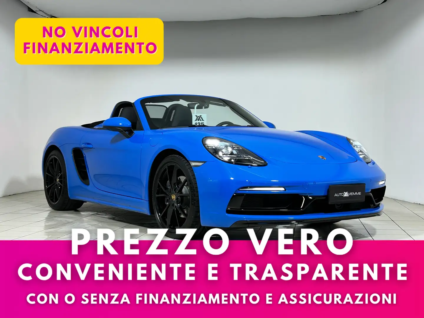 Porsche 718 Boxster 2.0 300cv pdk + Pacchetto Sport design Blau - 1