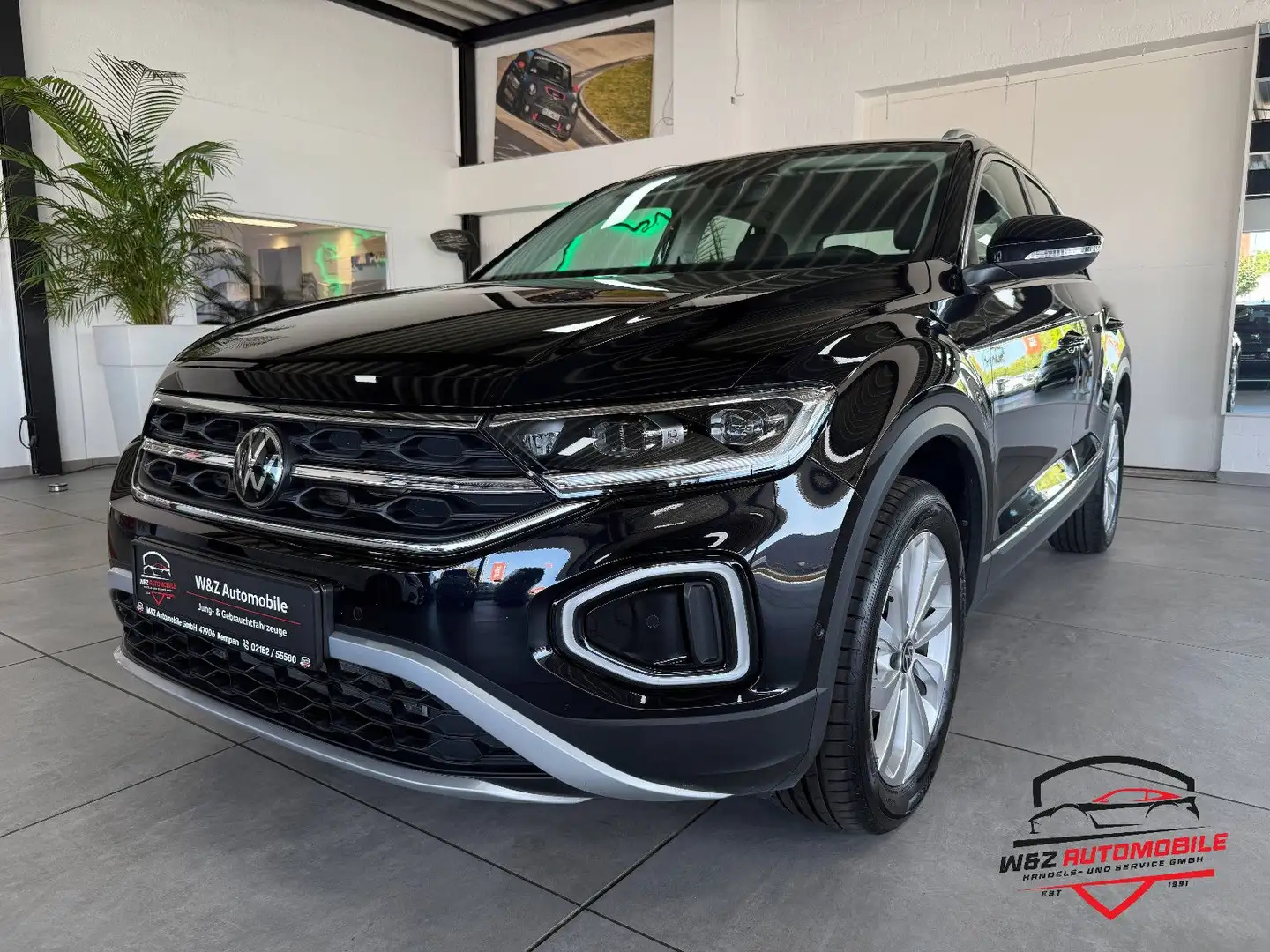 Volkswagen T-Roc 1.5 TSI DSG Style +CarPlay+Kamera+LED+SHZ+ Noir - 1
