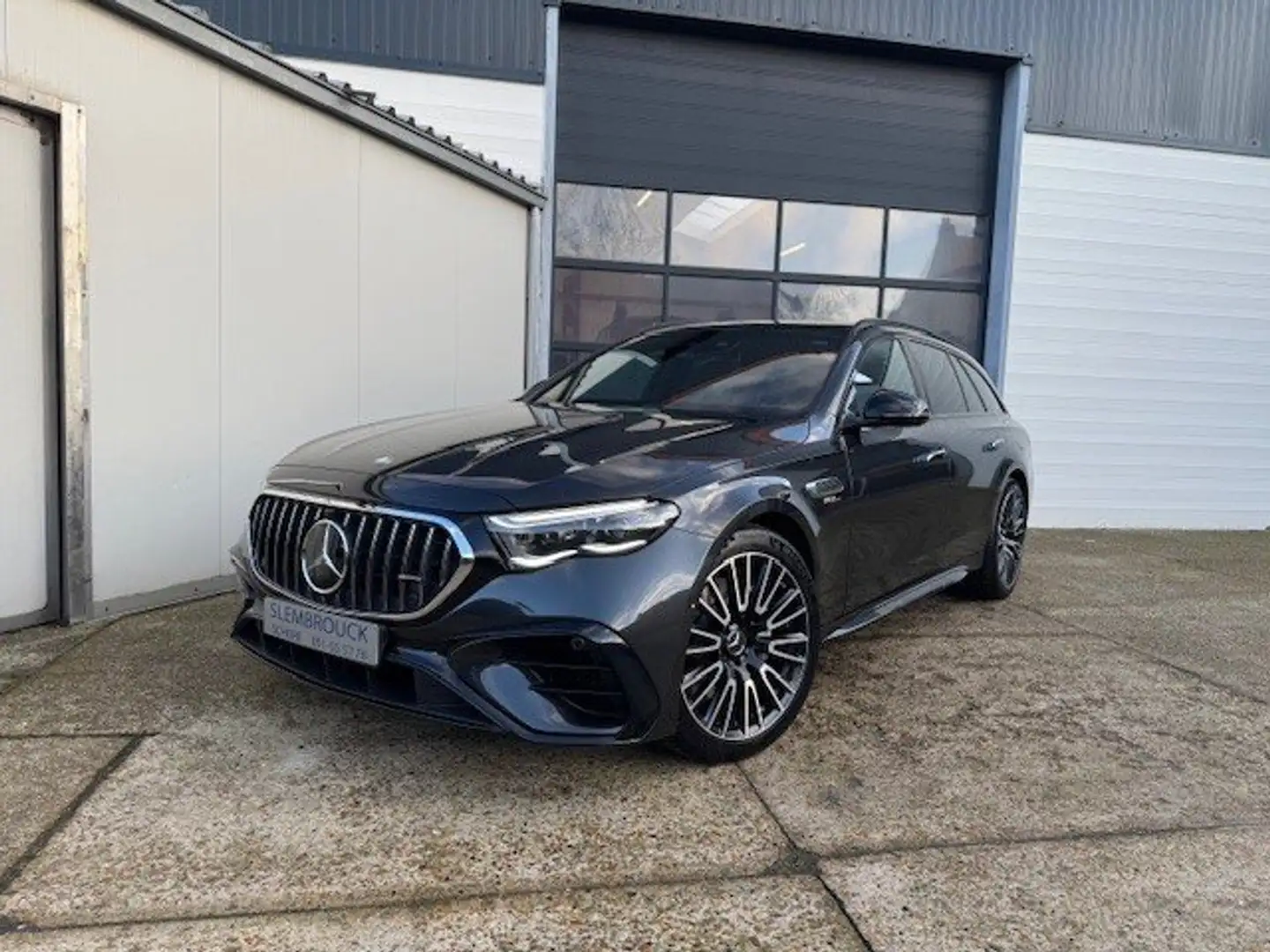 Mercedes-Benz E 53 AMG HYBRID -leder -hyperscreen -pano -trekhaak headup Gris - 1