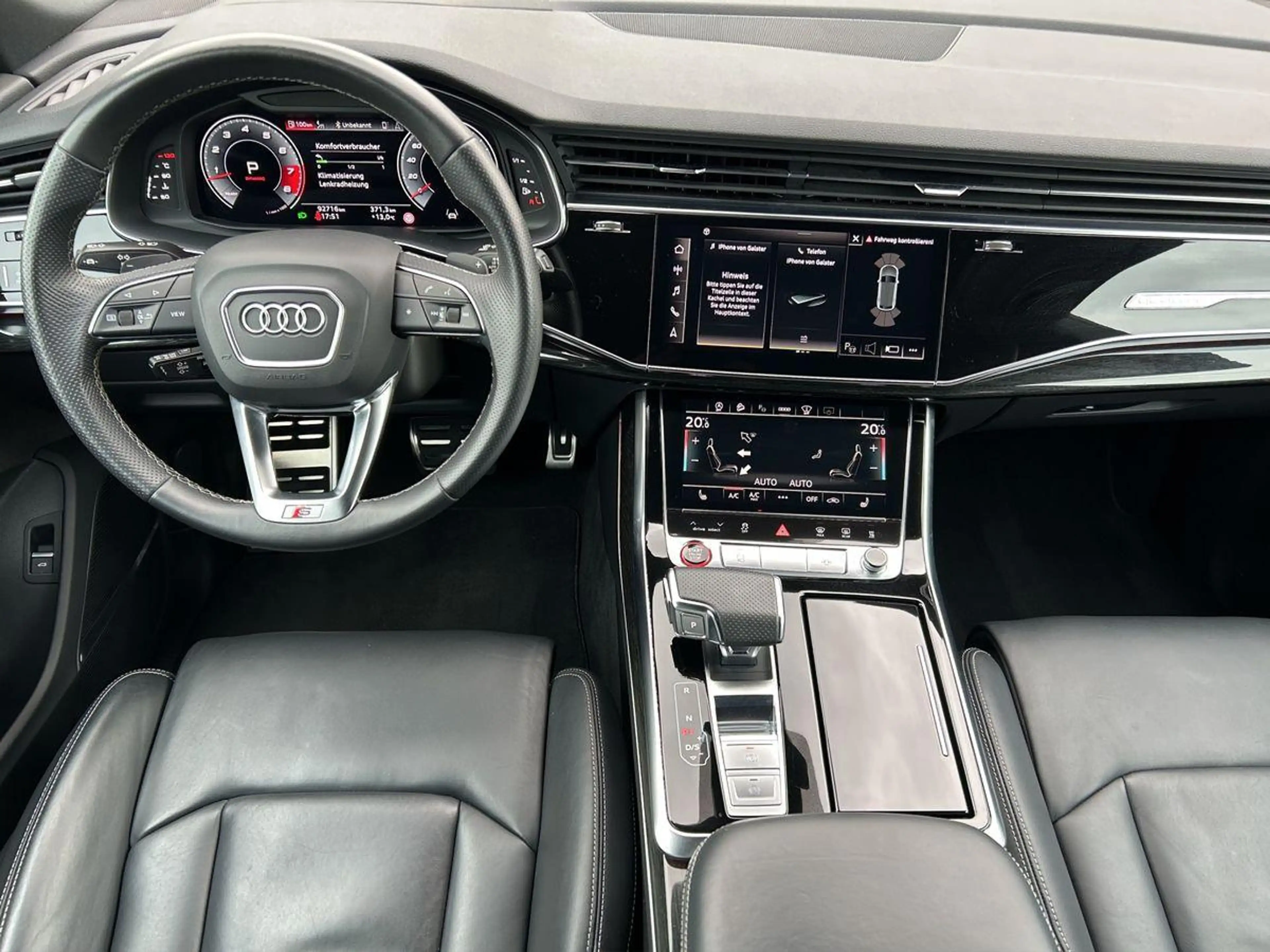 Audi SQ8 4.0TFSI Matrix B&O HuD Standheiz. AHK Alu22" — photo 14
