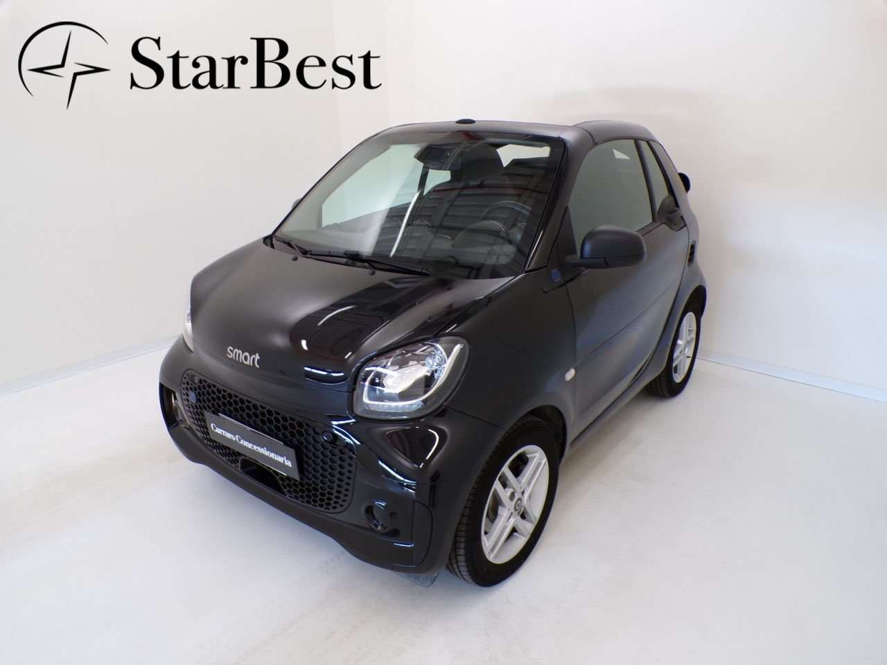 smart forTwo EQ Cabrio PURE 4,6 kw*Total black*