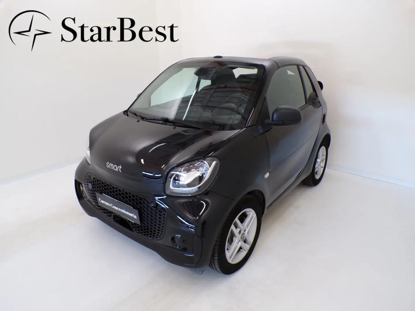smart forTwo EQ Cabrio PURE 4,6 kw*Total black* Fekete - 1