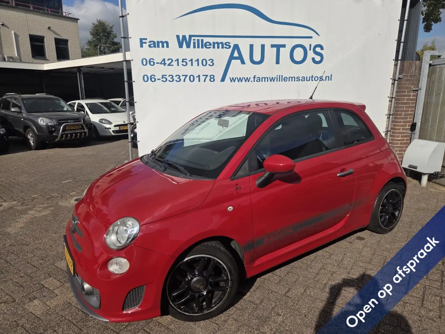 Fiat 500 Abarth 0.9 TwinAir Rood - 1