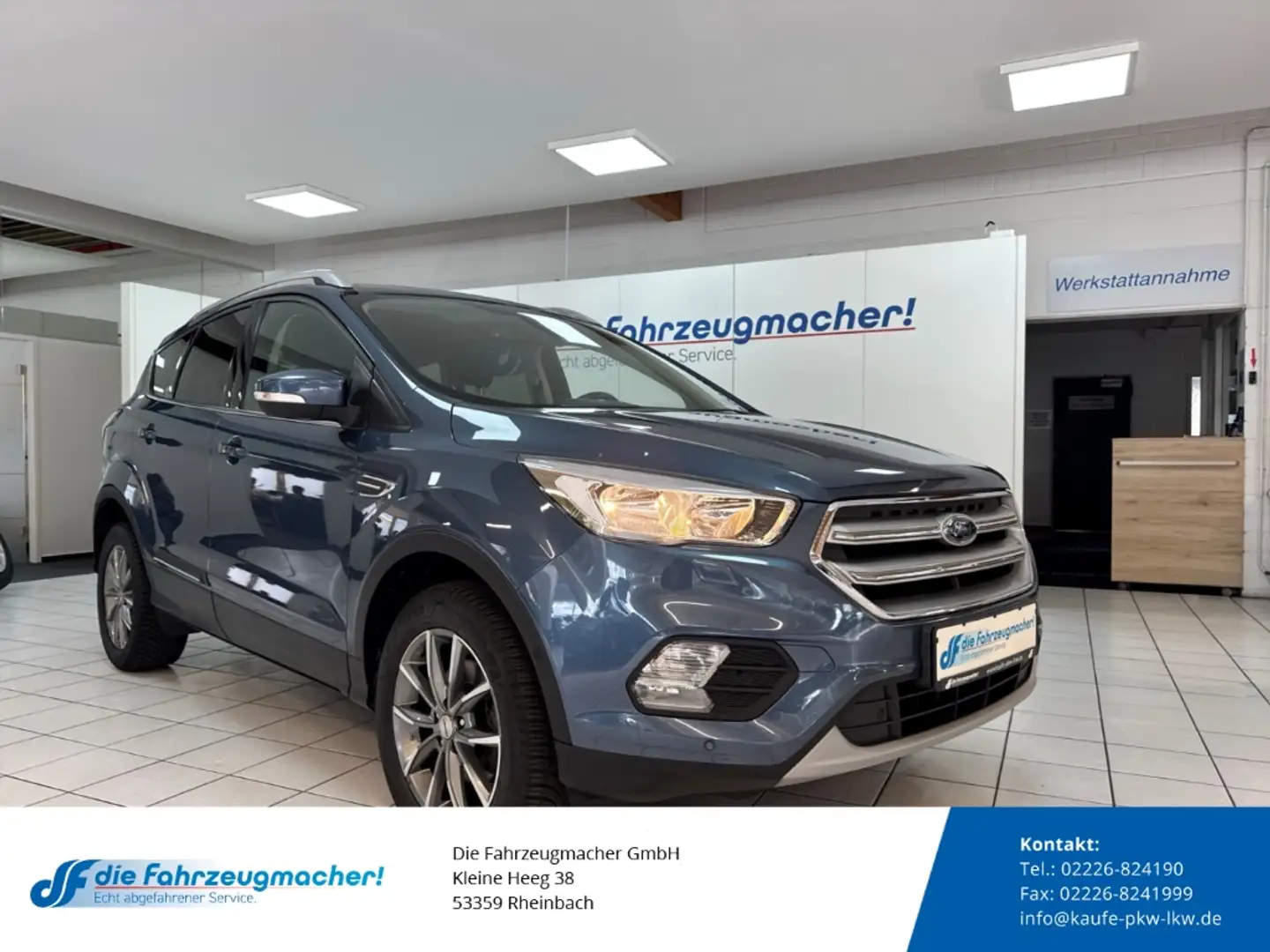 Ford Kuga Trend 1.5 EcoBoost EU6d-T DAB SHZ LenkradHZG Keyle Blue - 1