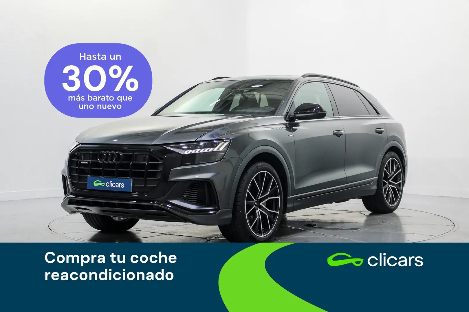 Audi Q8 55 TFSI Black line quattro tiptronic Grau - 1