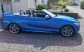 BMW 235 2er M235i Cabrio Bleu - thumbnail 1