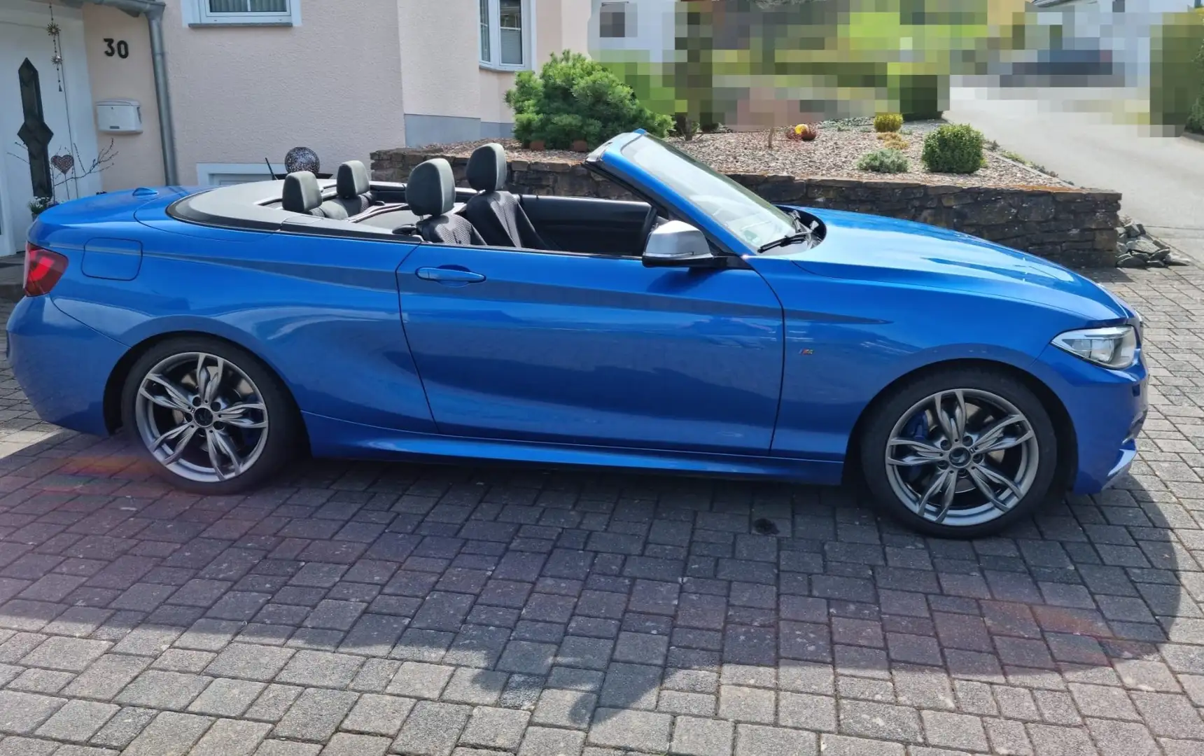 BMW 235 2er M235i Cabrio Bleu - 2