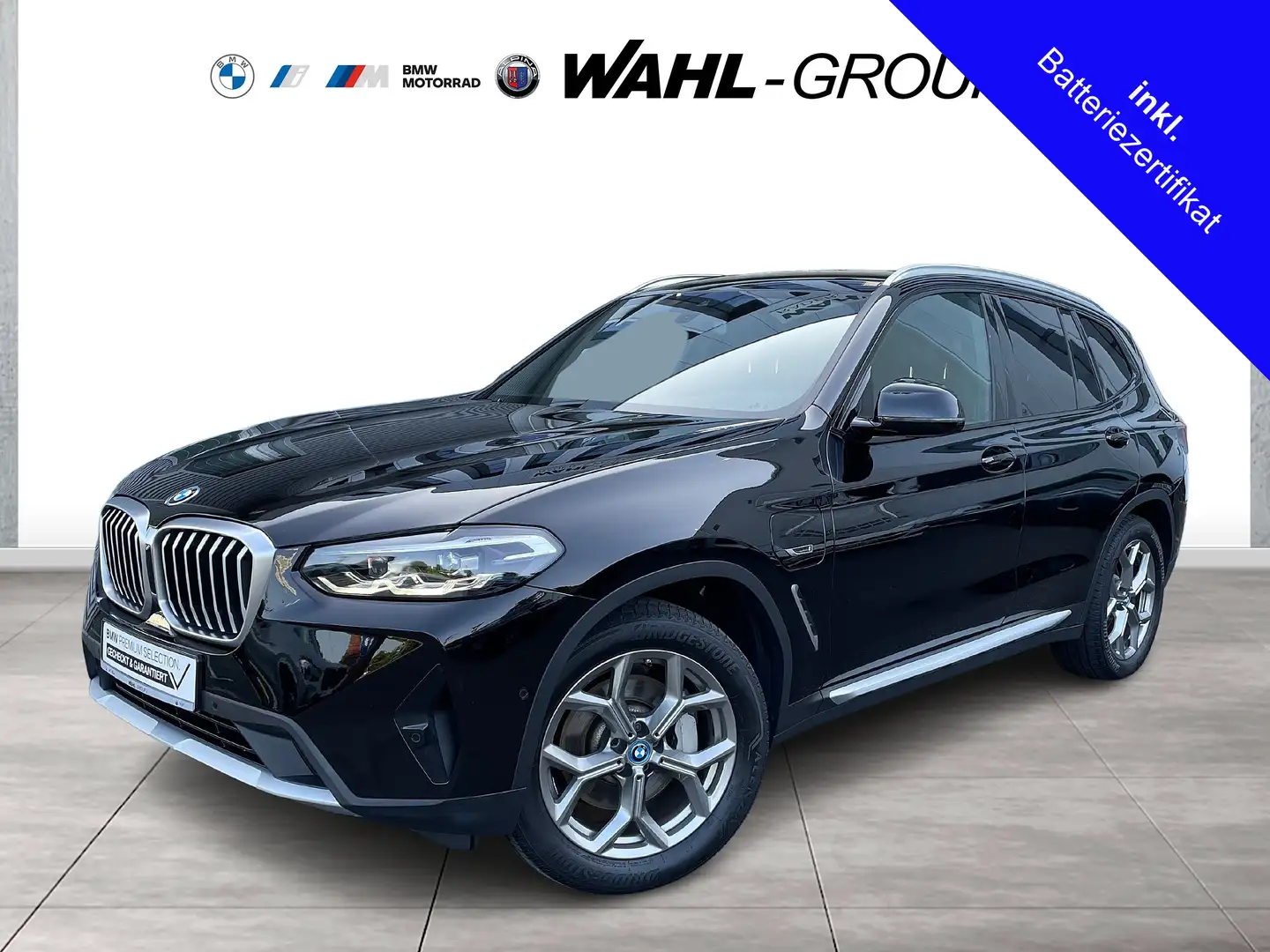 BMW X3 xDrive30e DAB LED NAVI RFK AHK SHZ ALU 19" Schwarz - 1