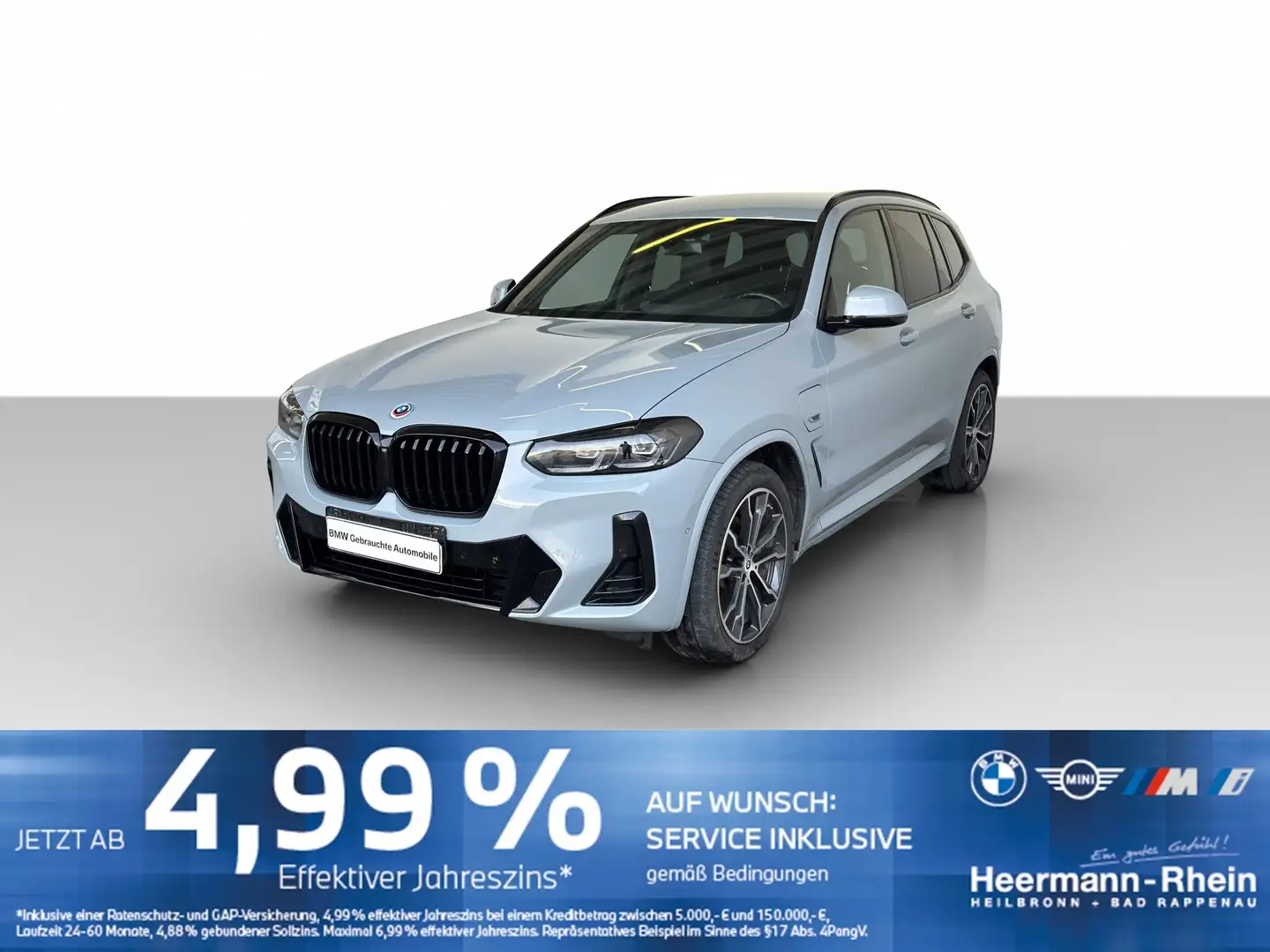 BMW X3 xDrive30e M Sport Navi.LED.DriveAss.ParkAss. Grau - 2